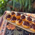 Profiteroles with chocolate ganache